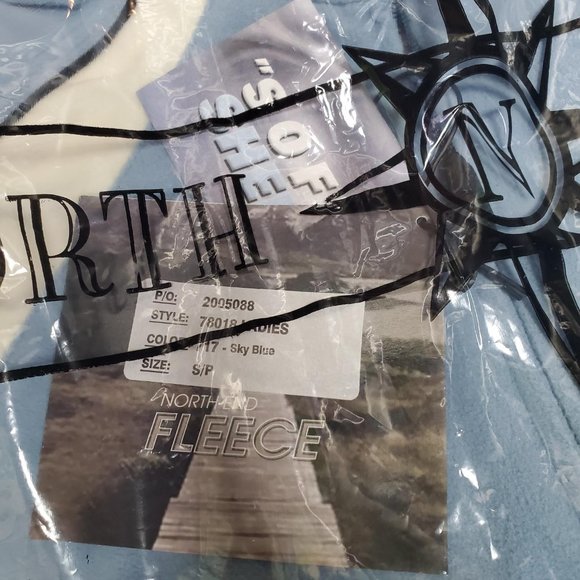 NWT North End Small Fleece Zip up Jacket 2 Pockets - Picture 2 of 8